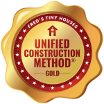 The Gold Unified Construction Method® is when the builder has used all 4 of the elements that make up the Unified Construction Method®.
