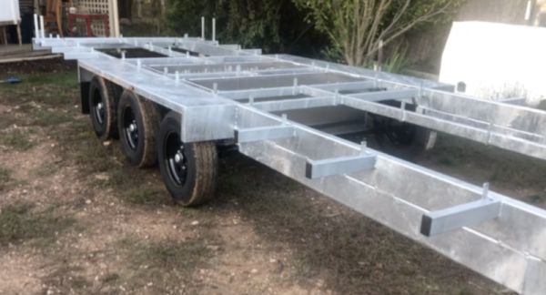 7.8 Meter Flat Top Tiny House Trailer For Sale Victoria Hot Dip Galvanized