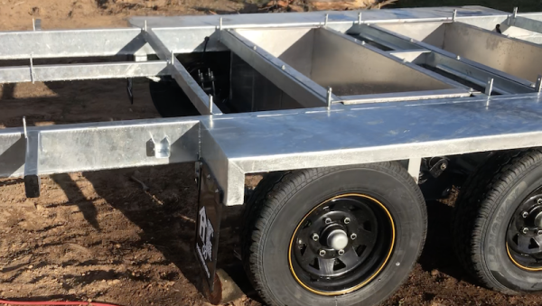 7.8 Meter Flat Top Tiny House Trailer For Sale Victoria Hot Dip Galvanized