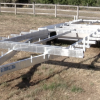 8 Meter Flat Top Trailer Hot Dip Galvanized Triaxle 2.4m Wide 4500kg rated (#11 HDG) - Image 2