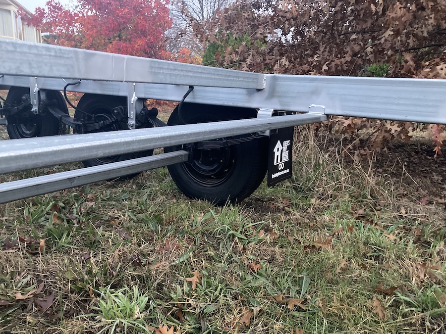 Dropped Floor Modification Fred's Tiny House Trailers Extra 150mm Vertical Height
