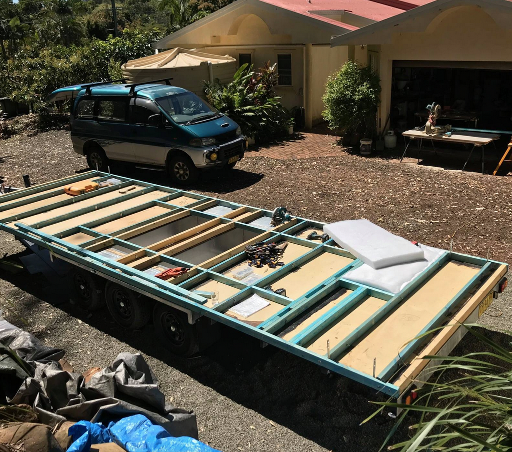 7.2 meter tiny house DIY built byron bay