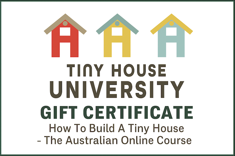 Tiny House Online Course Gift Certificate