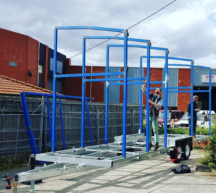 steel-frame-on-tiny-house-trailer-build-australia